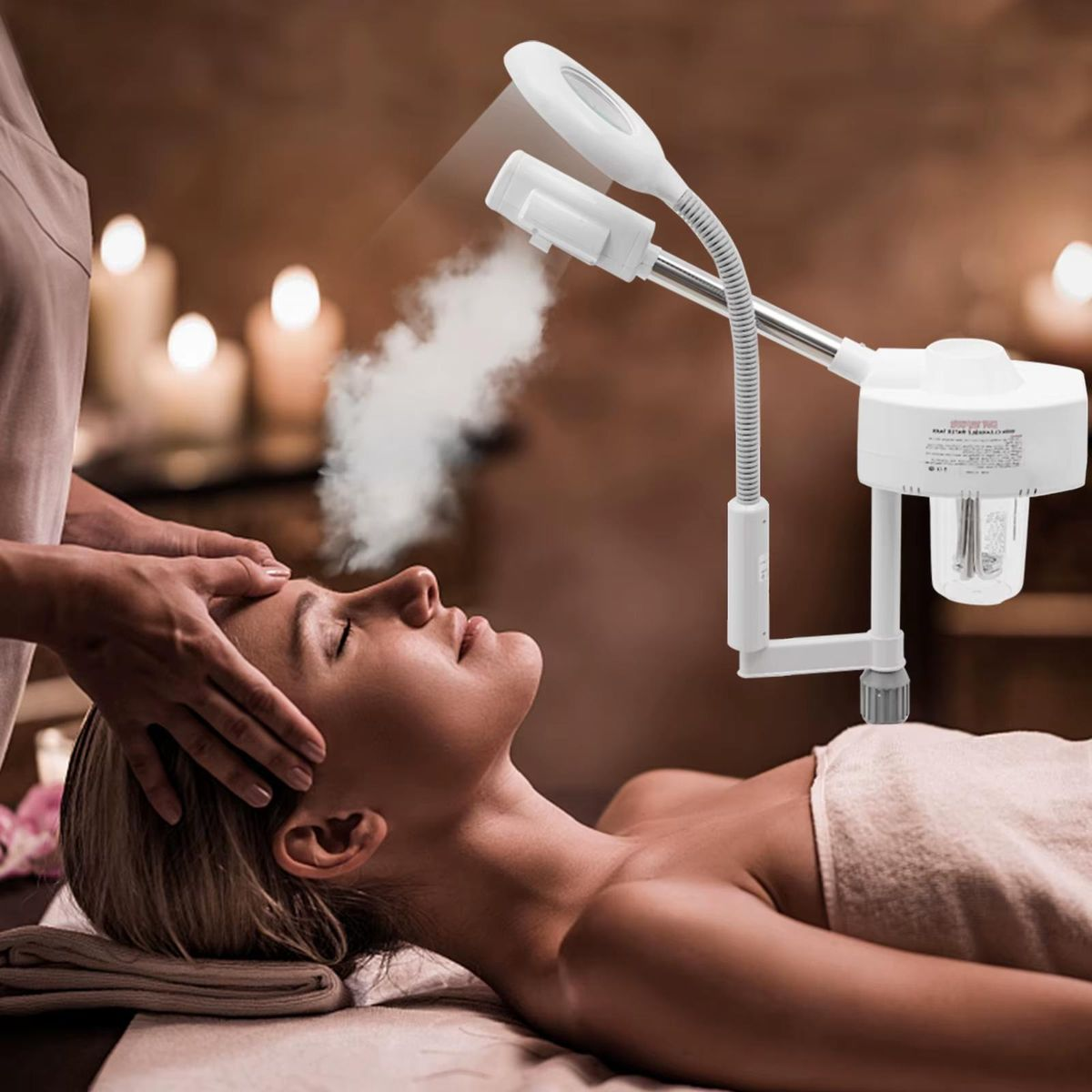 Steam and facial therapy at an aesthetic clinic in OMR